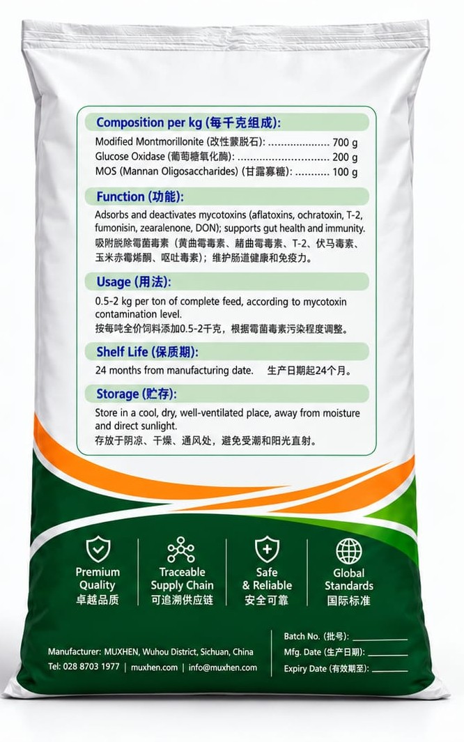 霉菌毒素吸附剂 — 背面